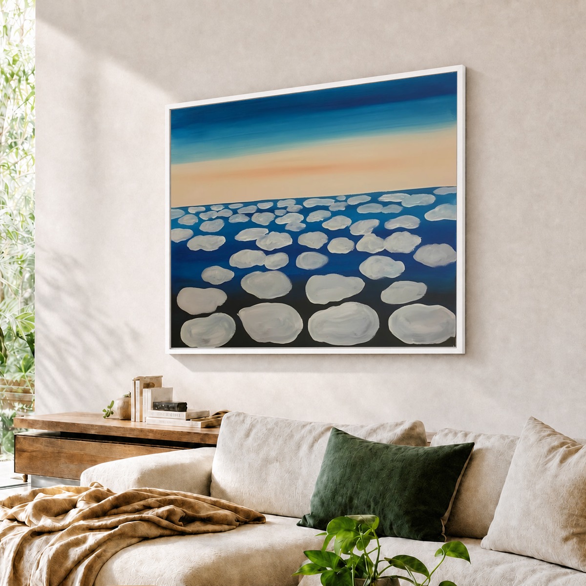 Georgia O'Keeffe - Sky Above Clouds,IV Art Print by Fy! Georgia O'Keeffe - Sky Above Clouds,IV Art Print by Fy!