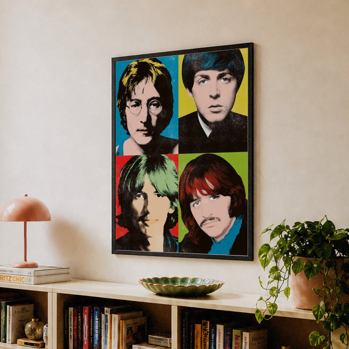 Beatles Pop Art Art Print by Ricardo Quexo – Fy!
