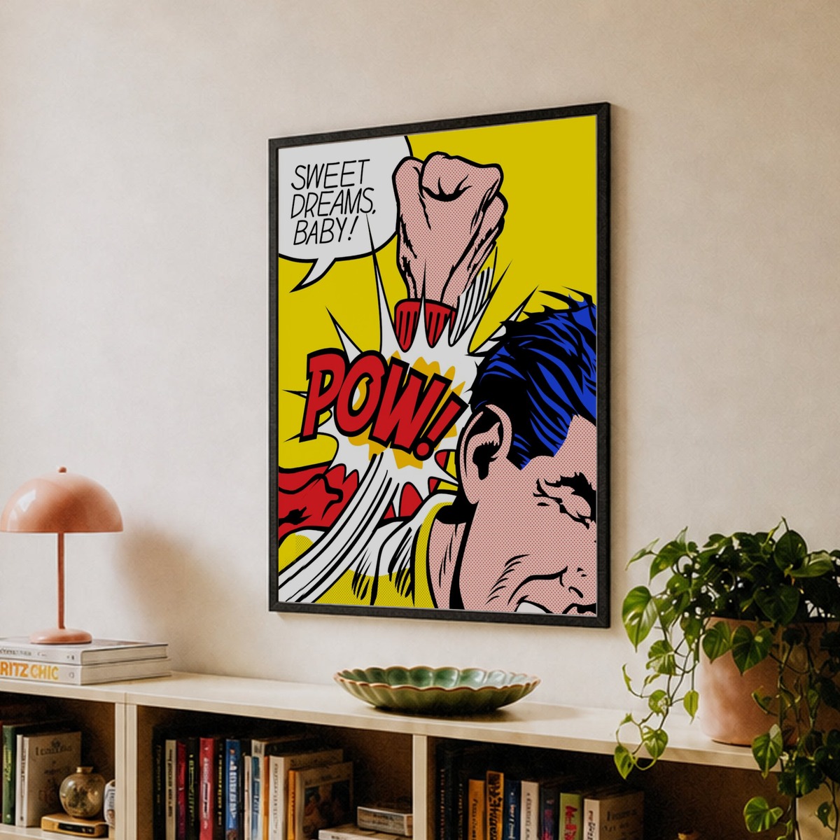 POW!! | POP ART Vectorial creation, Roy Lichtenstein style | THE