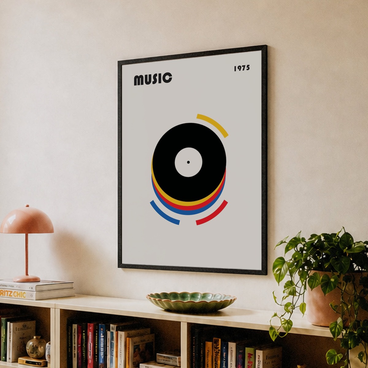 Music 1975 Art Print by Scandinavian Design – Fy!