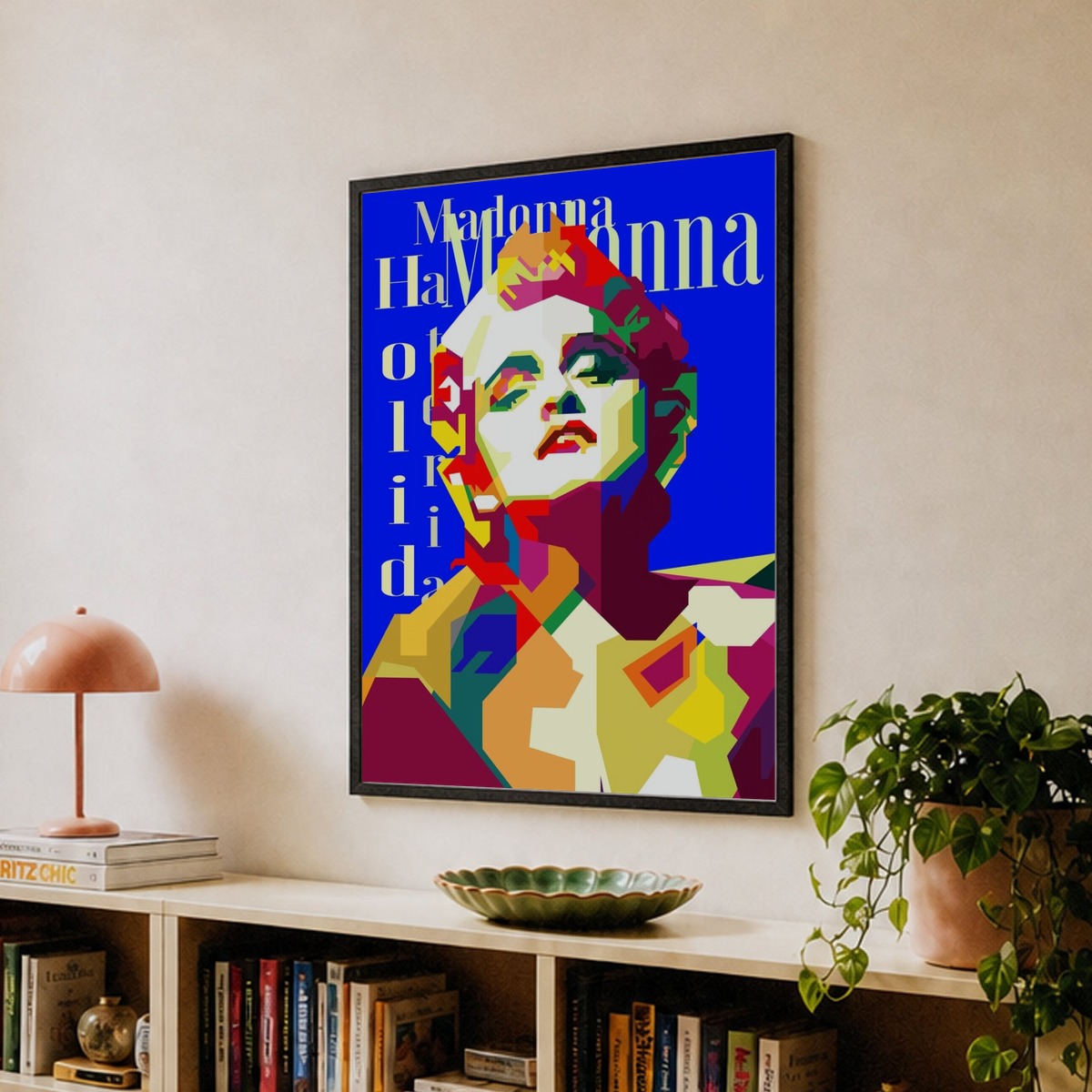 Madonna 80s Pop Singer Famous Pop Art WPAP Art Print by Artkreator