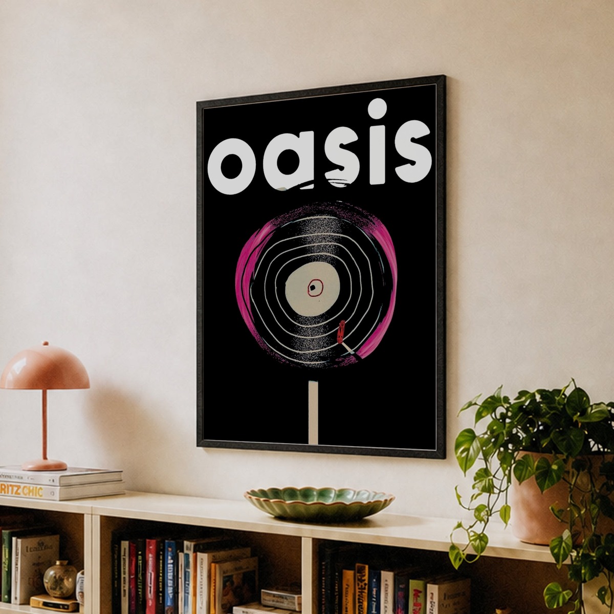Oasis britpop band music Art Print by music soul – Fy!