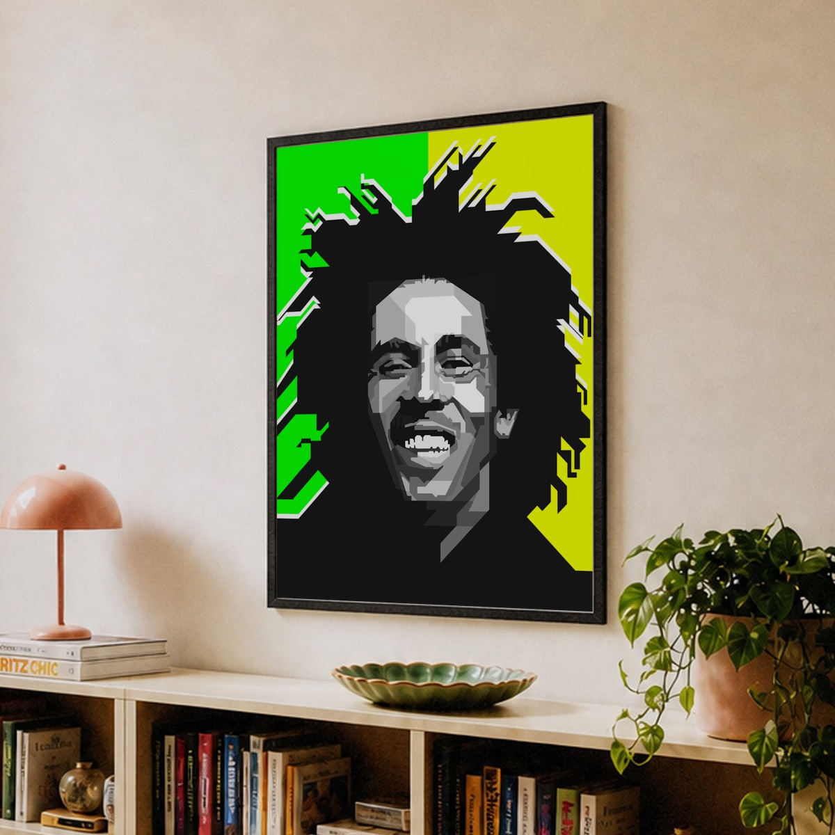 Bob Marley Reggae Music Illustration Art Print by Artkreator – Fy!