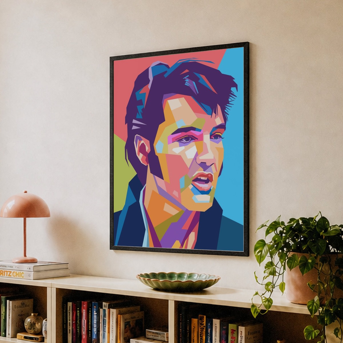 ELVIS PRESLEY POP ART Art Print by Pojokart – Fy!