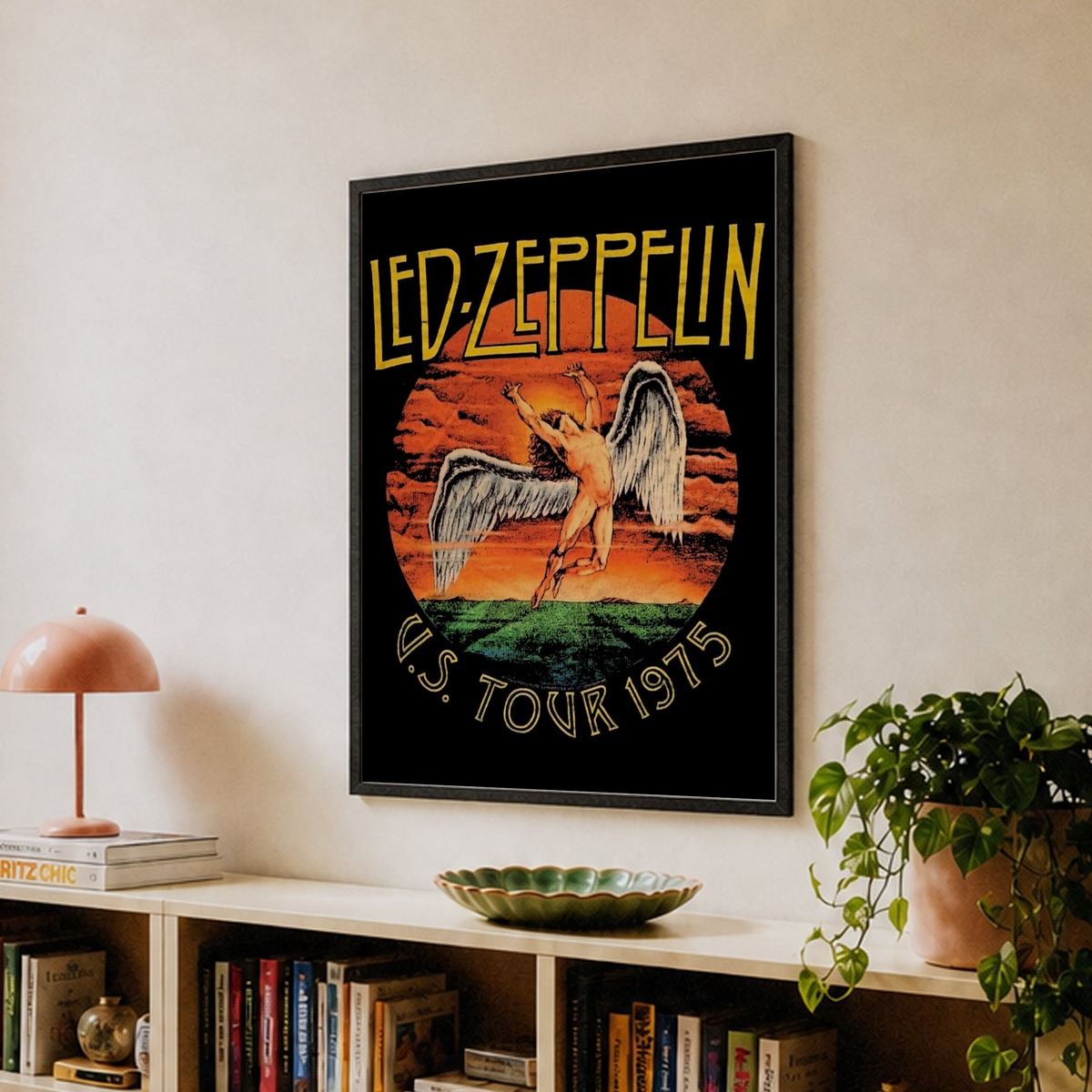 Led Zeppelin Us Tour 1975 1 Art Print by music soul – Fy!
