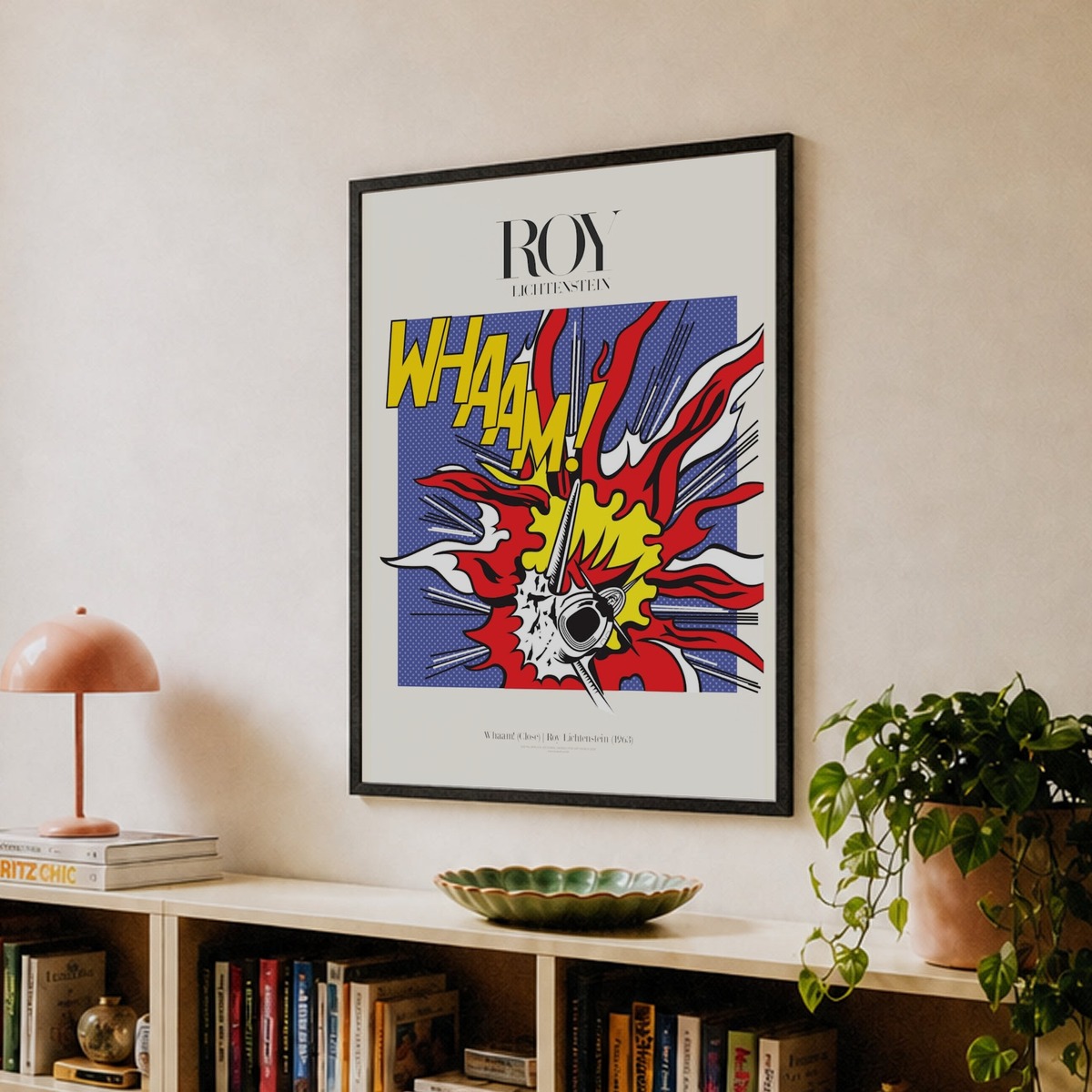 Whaam! Poster |Roy Lichtenstein 1963 Art Print by POP ART WORLD – Fy!