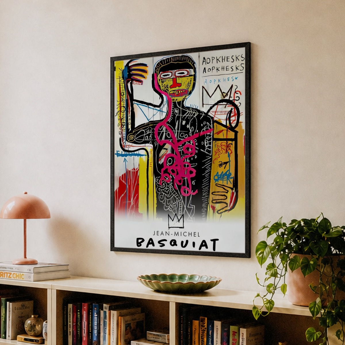 Basquiat Print Jean Michel Basquiat Poster Versus Medici