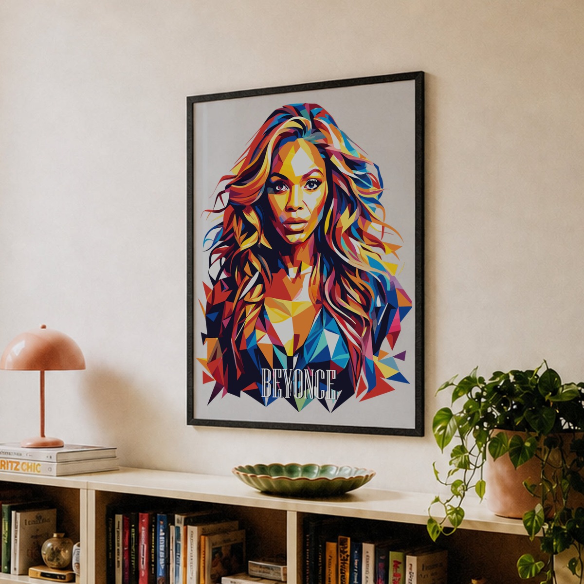 Beyonce 02 Portrait Music WPAP Pop Art Art Print by Vectorartnesia
