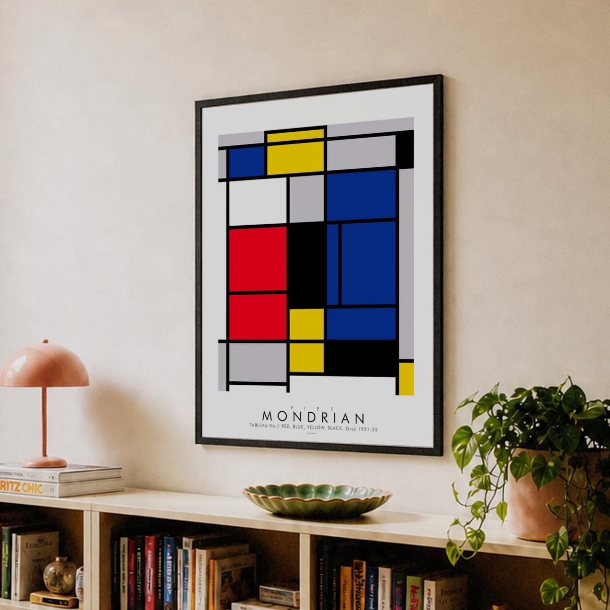 Mondrian Tableau Art Print by POP ART WORLD – Fy!