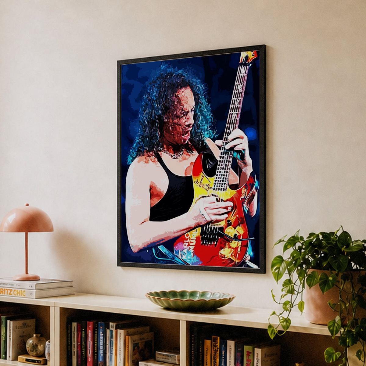 Kirk Hammett Metallica band music 2 Art Print by music soul – Fy!