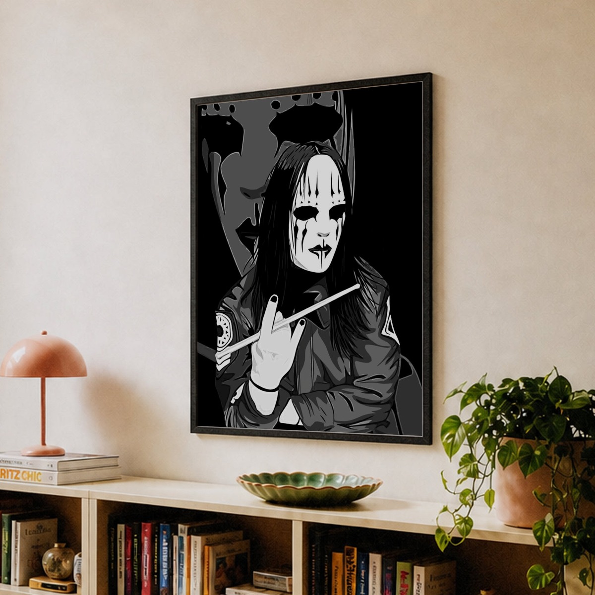 Joey Jordison slipknot band music 3 Art Print by music soul – Fy!