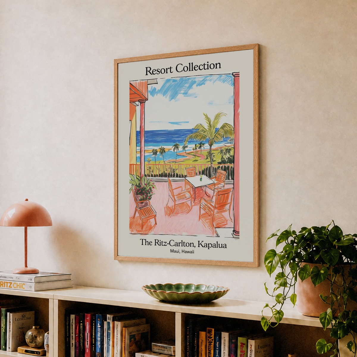 Poster Of The Ritz Carlton, Kapalua Maui, Hawaii Resort Collection