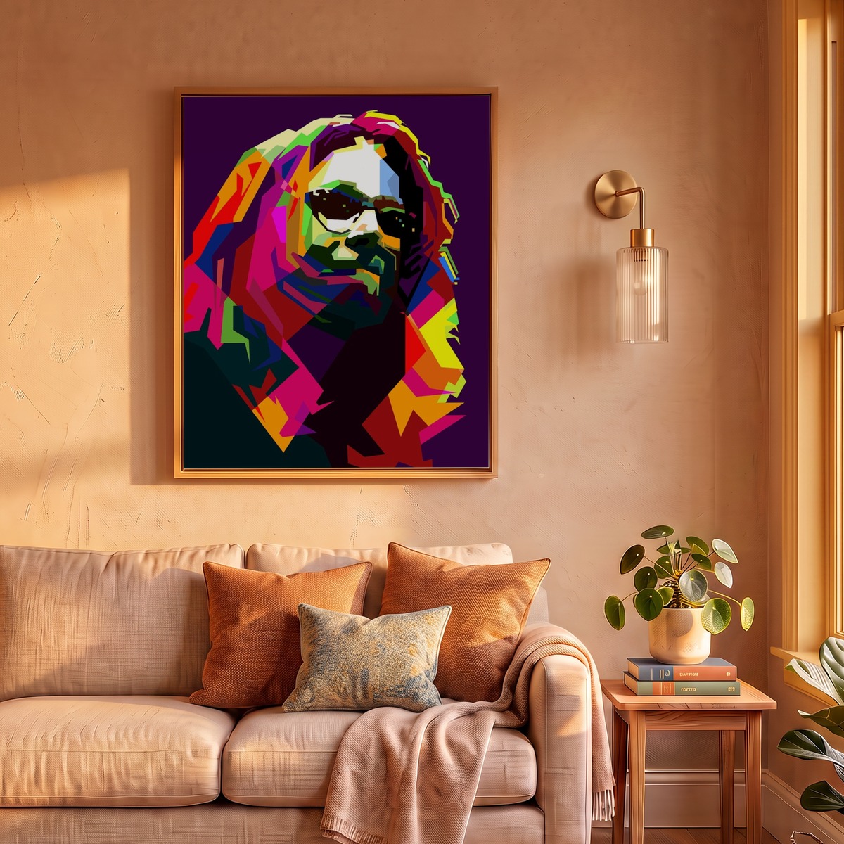Ozzy Osbourne Black Sabbath Classic Rock Pop Art WPAP Art Print by