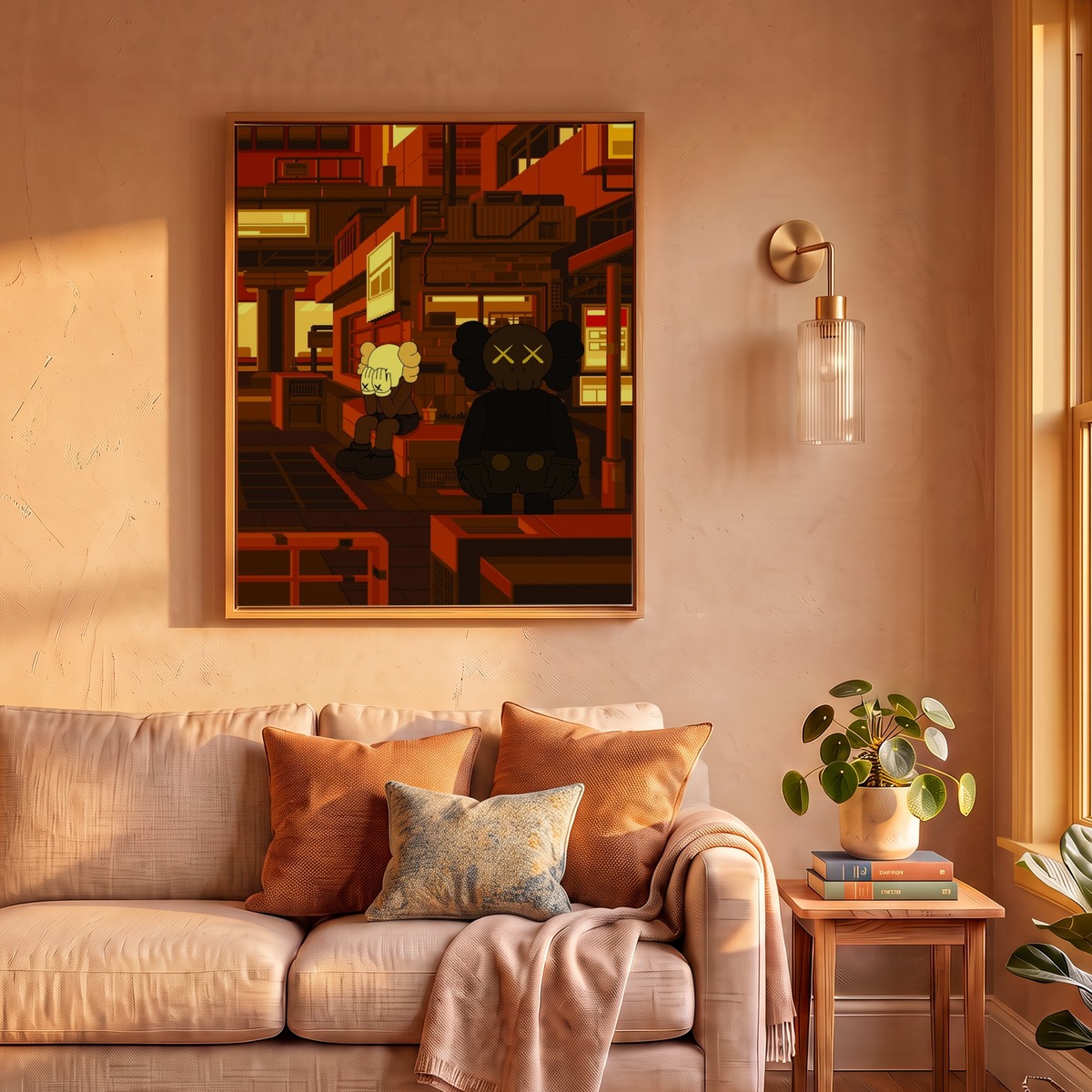 Twilight City kaws Art Print by Setia Kicks – Fy!