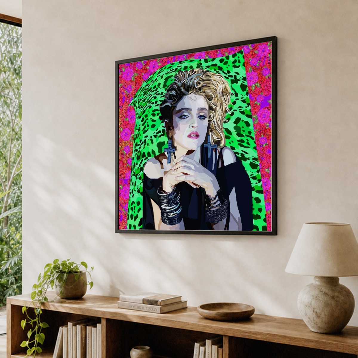 Madonna Square Art Print by Lynnda Rakos – Fy!