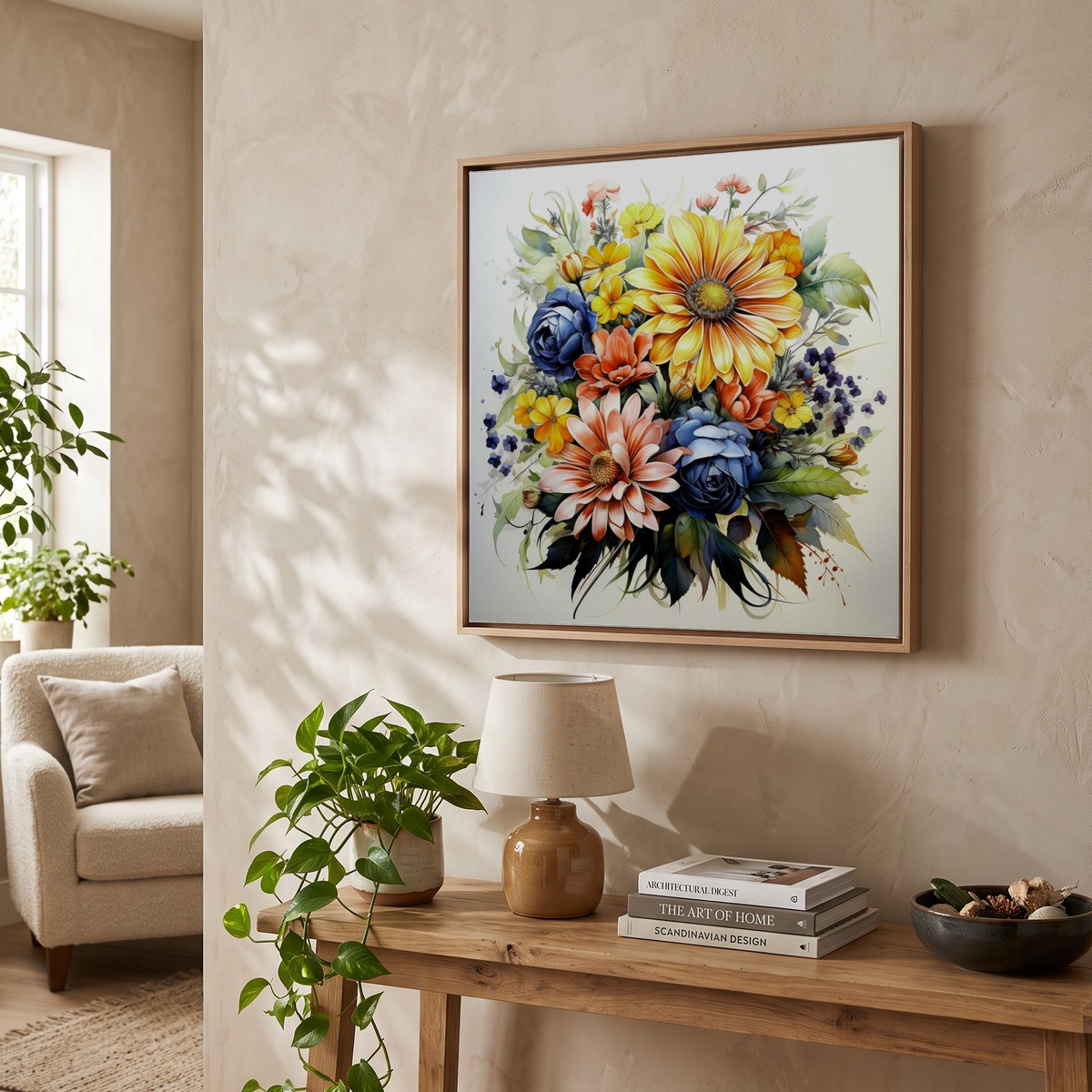 Botanical Explosion Modern Art In Every Petal Art Print by Gutyz