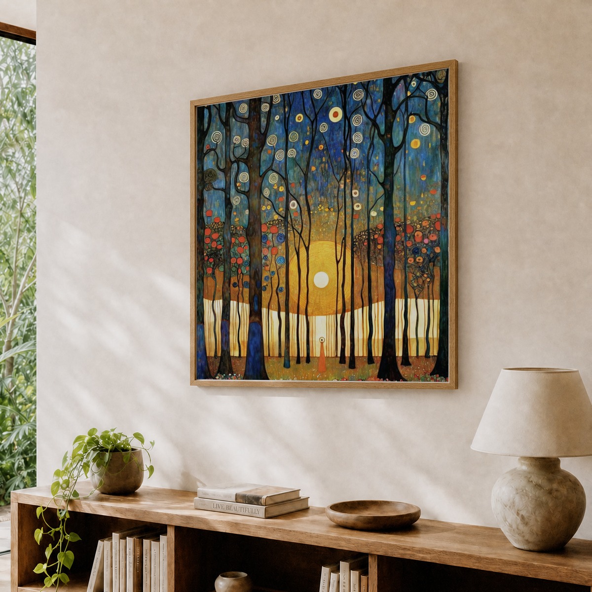 Woods By Gustav Klimt Art Print by dobeart – Fy!